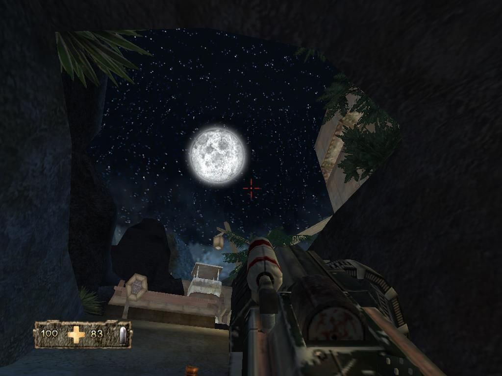 Turok: Evolution (Windows) screenshot: Moon over the Lost Lands