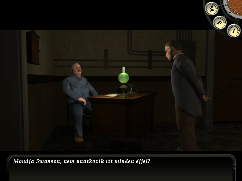 AGON: Episode 1 - London Scene (Windows) screenshot: The game includes Hungarian subtitles