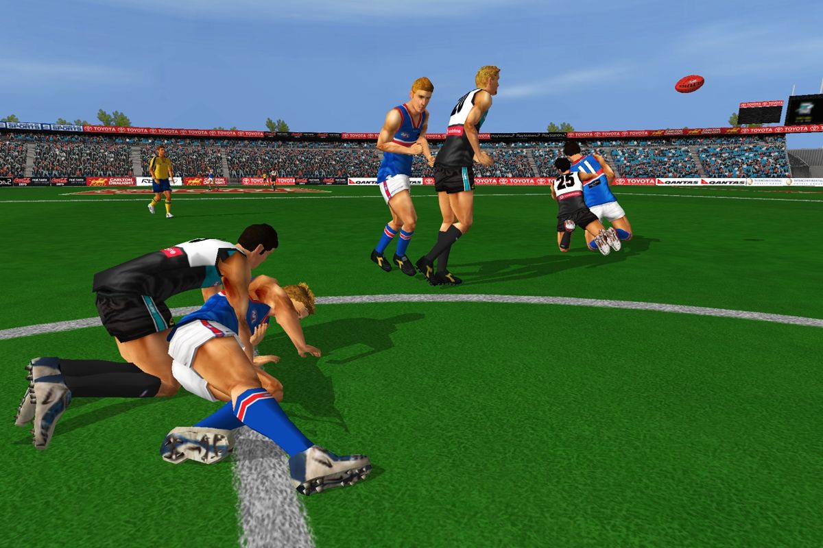 AFL Premiership 2006 (PlayStation 2) screenshot: Illegal tackle