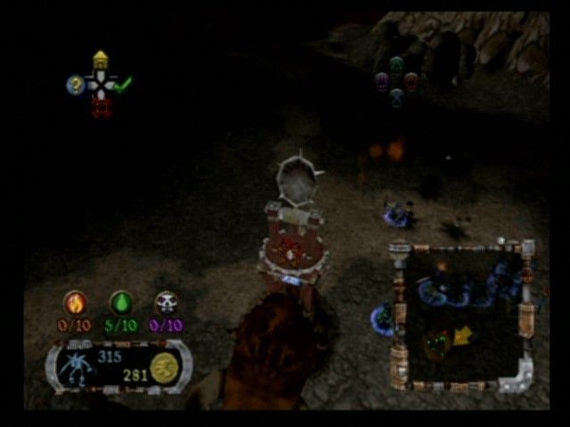 Goblin Commander: Unleash the Horde (PlayStation 2) screenshot: The mighty war hog falls in battle.