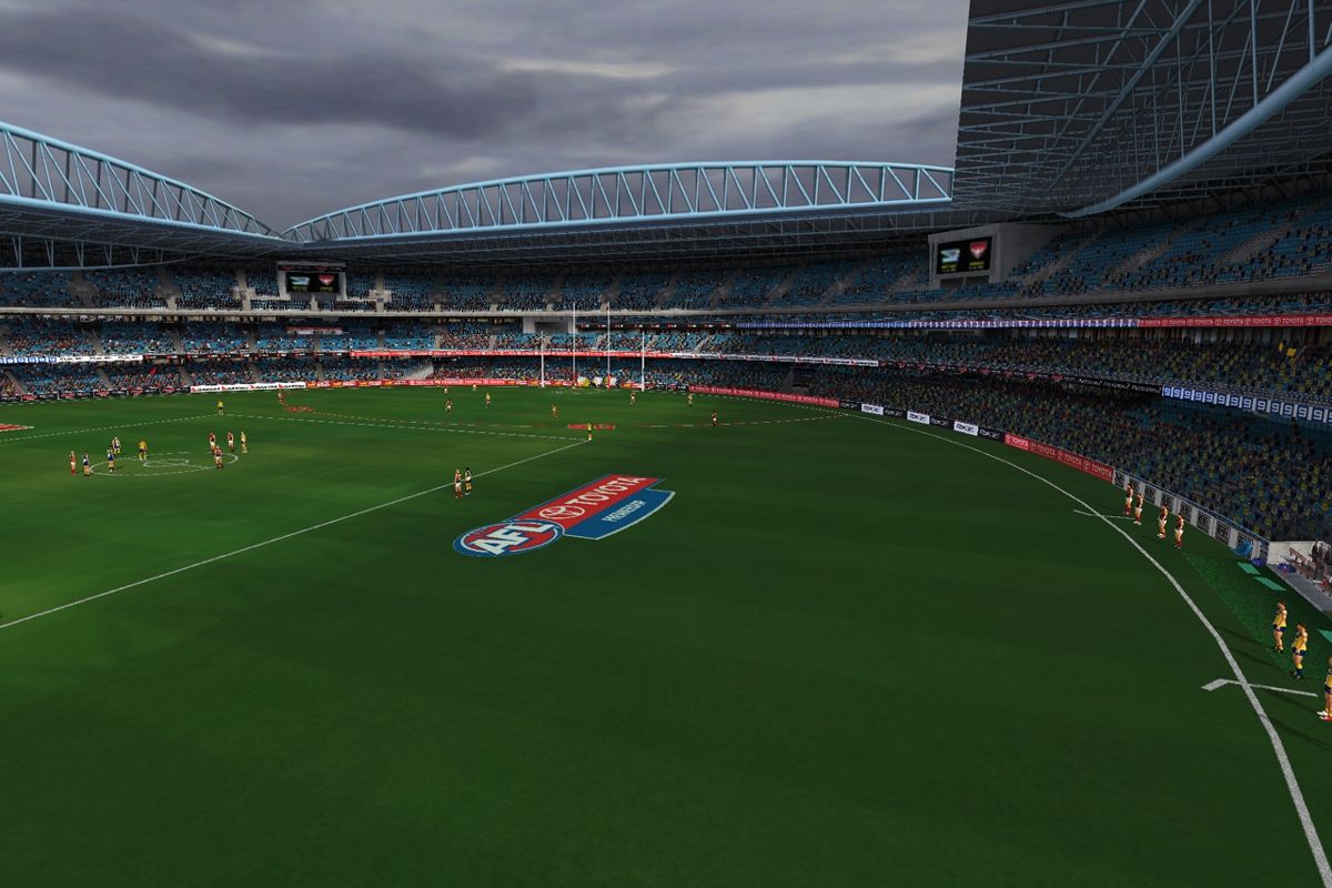 AFL Premiership 2006 (PlayStation 2) screenshot: Docklands Football Stadium