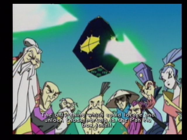 Jackie Chan Adventures (PlayStation 2) screenshot: What kind of idiot would try to reopen portals with demons in them anyway?!