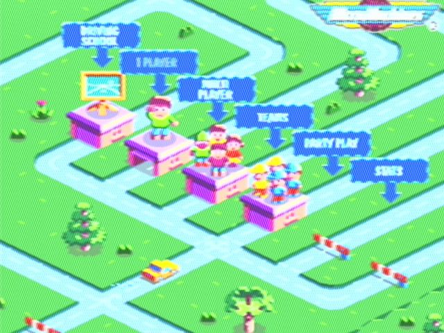 Micro Machines V3 (PlayStation) screenshot: The main menu
