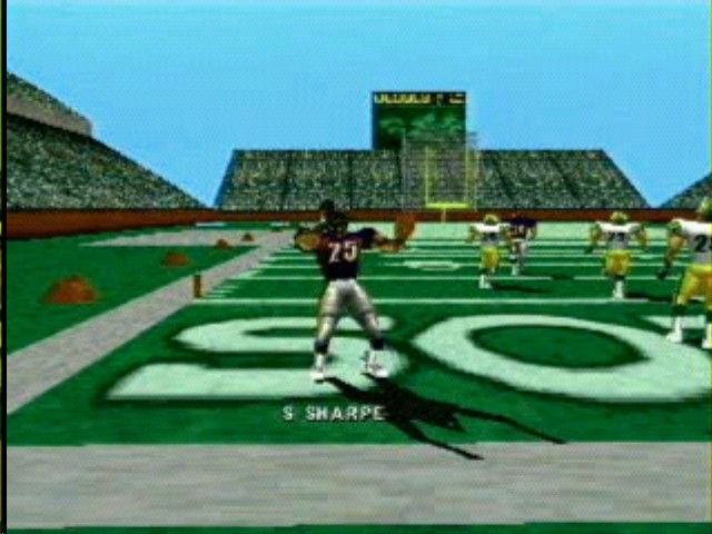 NFL Xtreme (PlayStation) screenshot: Endzone dance