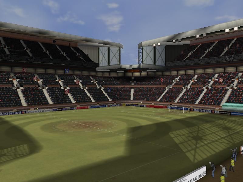 UEFA Champions League Season 2001/2002 (Windows) screenshot: The Old Trafford