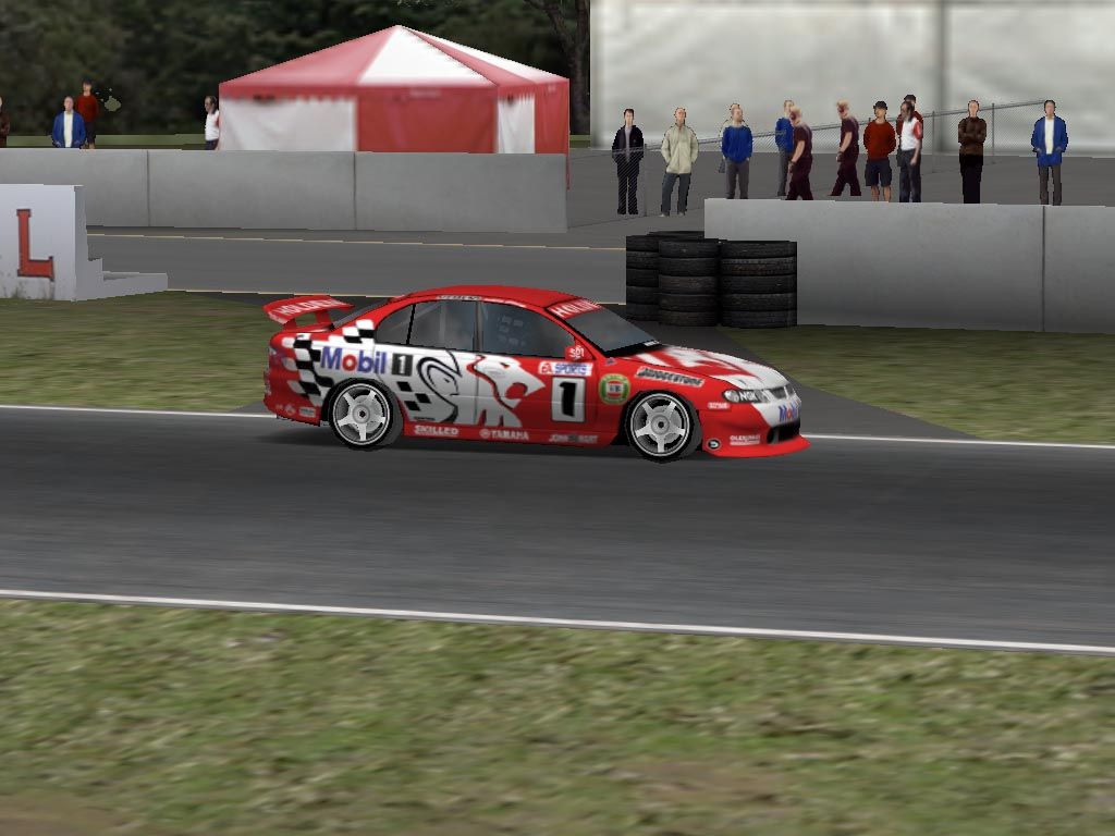 V8 Challenge (Windows) screenshot: Holden racing team