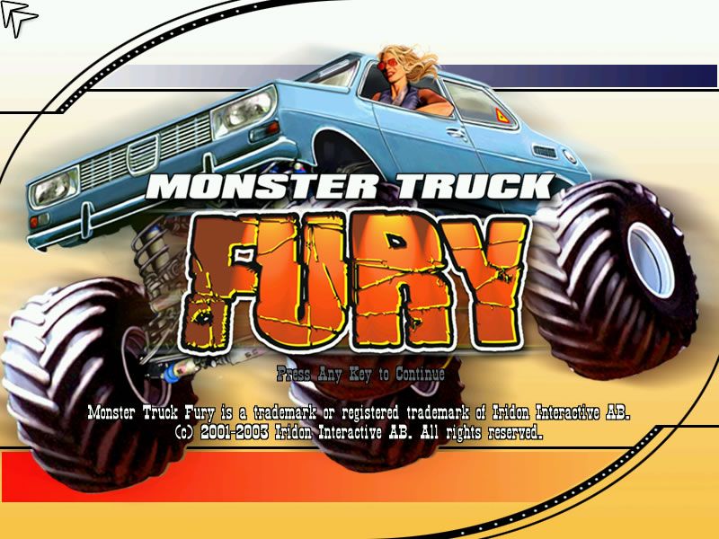 Monster Truck Rumble (Windows) screenshot: Title screen