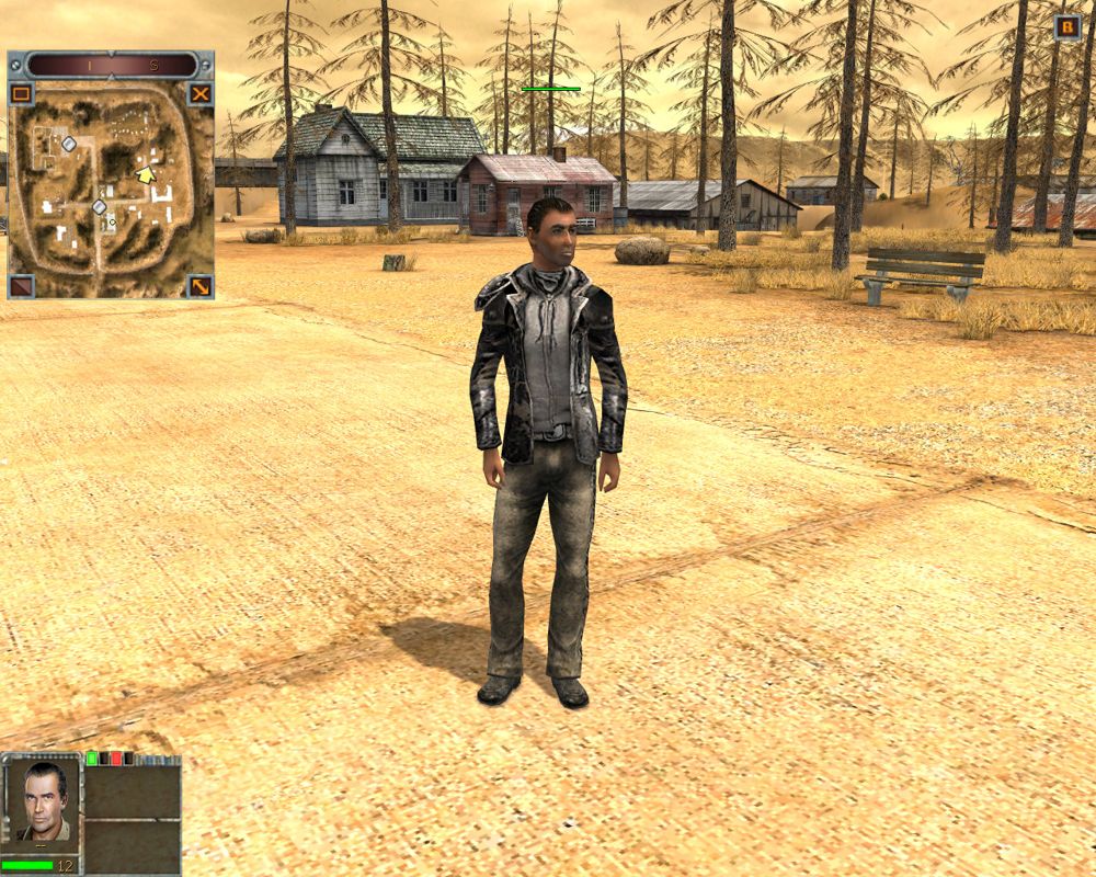 The Fall: Last Days of Gaia (Windows) screenshot: Look at me, I look nothing like the guy on the left.