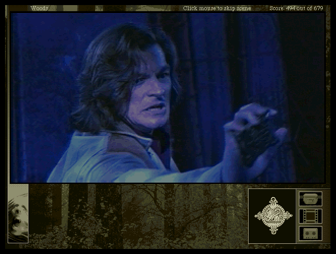 The Beast Within: A Gabriel Knight Mystery (Windows) screenshot: Battling the first (were)wolf.