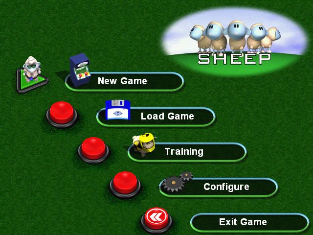 Sheep (Windows) screenshot: Main menu