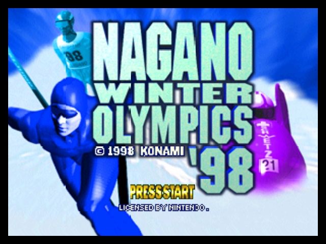 Nagano Winter Olympics '98 (Nintendo 64) screenshot: Title screen.
