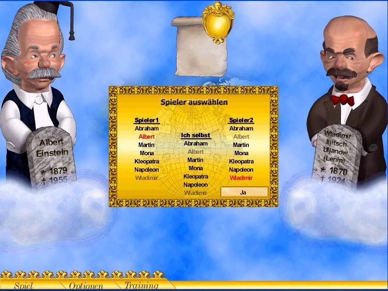 Grand Ouvert (Windows) screenshot: Albert and Lenin