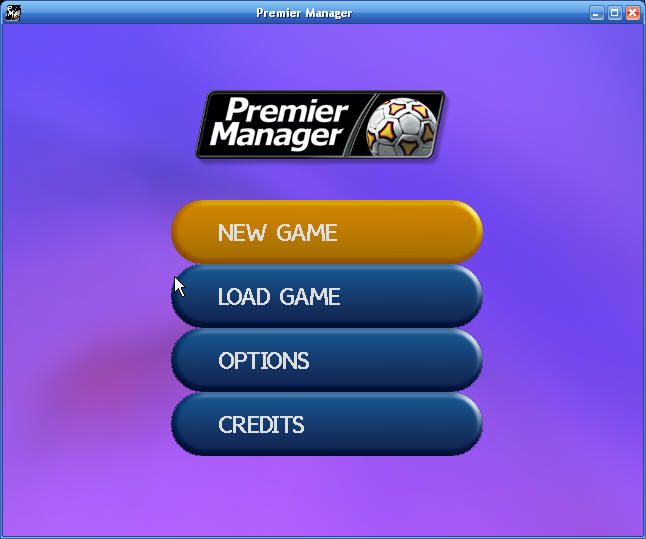 Premier Manager: 2002/2003 Season (Windows) screenshot: Title screen