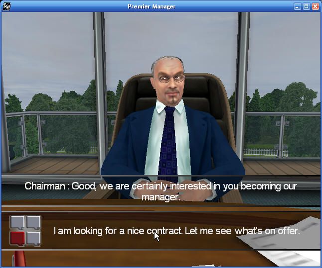 Premier Manager: 2002/2003 Season (Windows) screenshot: Is that so?