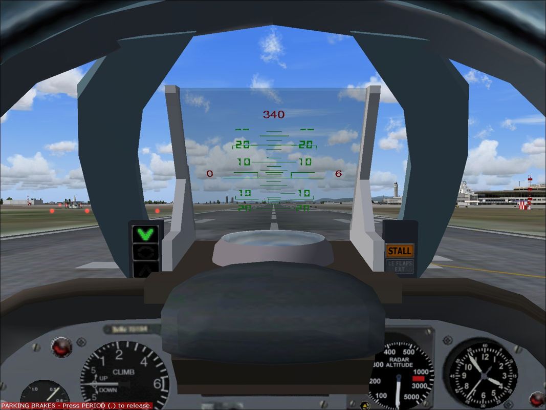 Combat Collectors: Second Edition (Windows) screenshot: The A4-E Skyhawk virtual cockpit view. Many of the switches work in virtual cockpit mode.