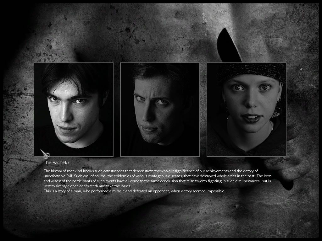 Pathologic (Windows) screenshot: Character selection screen