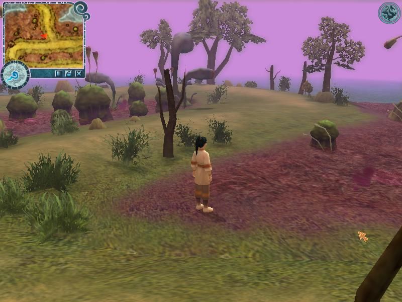 Xuan-Yuan Sword V (Windows) screenshot: Swamp dungeon