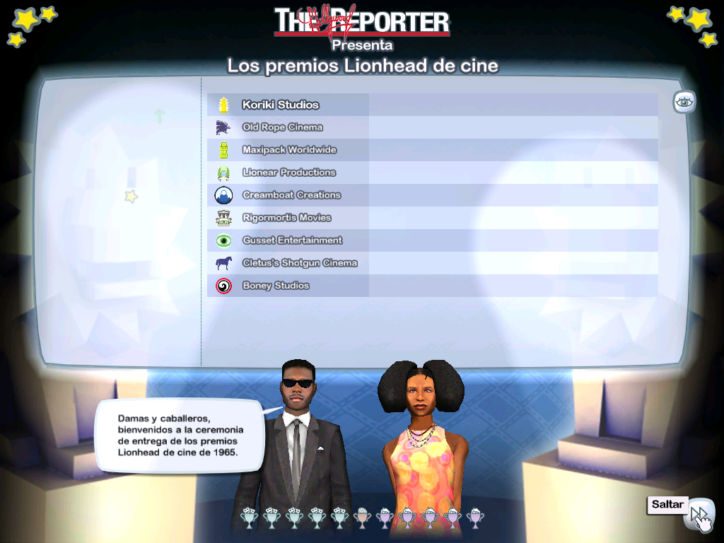 The Movies (Windows) screenshot: 1965 awards ceremony