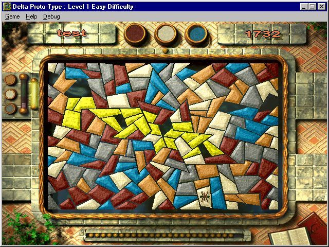 Fathom: The Game of Tiles (Windows) screenshot: Level 1 Easy Difficult