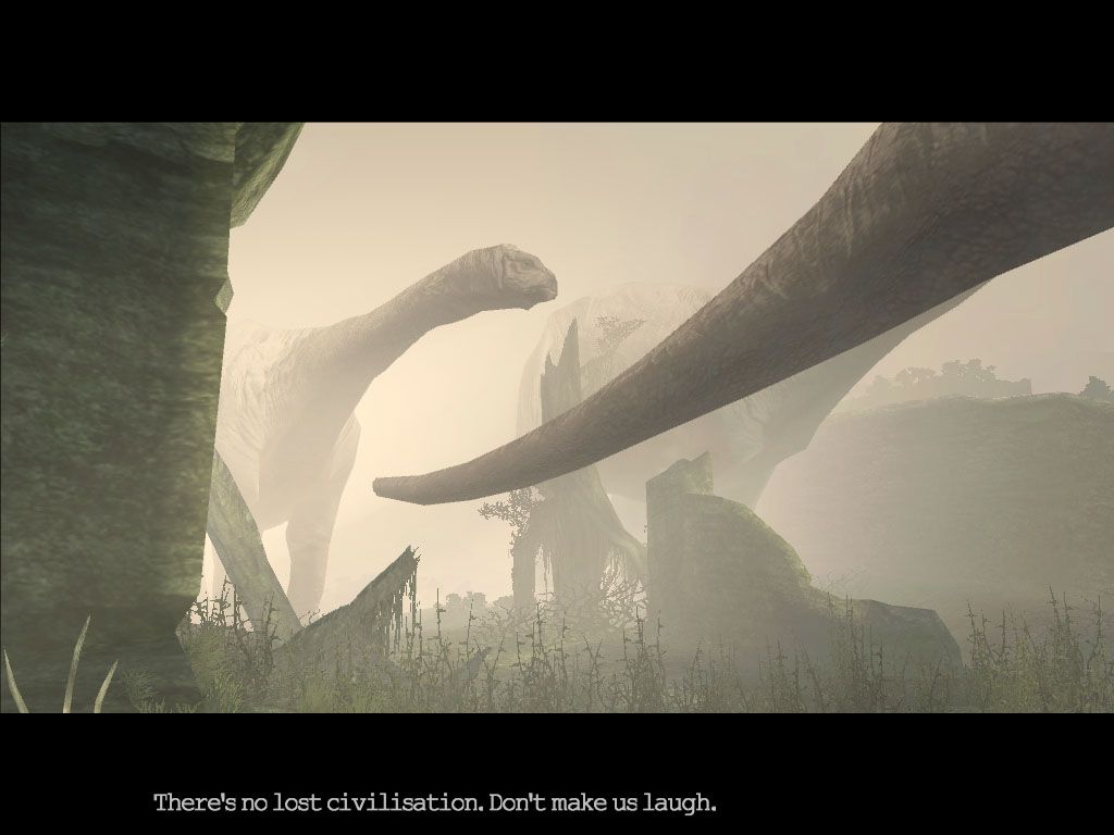 Peter Jackson's King Kong: The Official Game of the Movie (Windows) screenshot: Brontosaurus