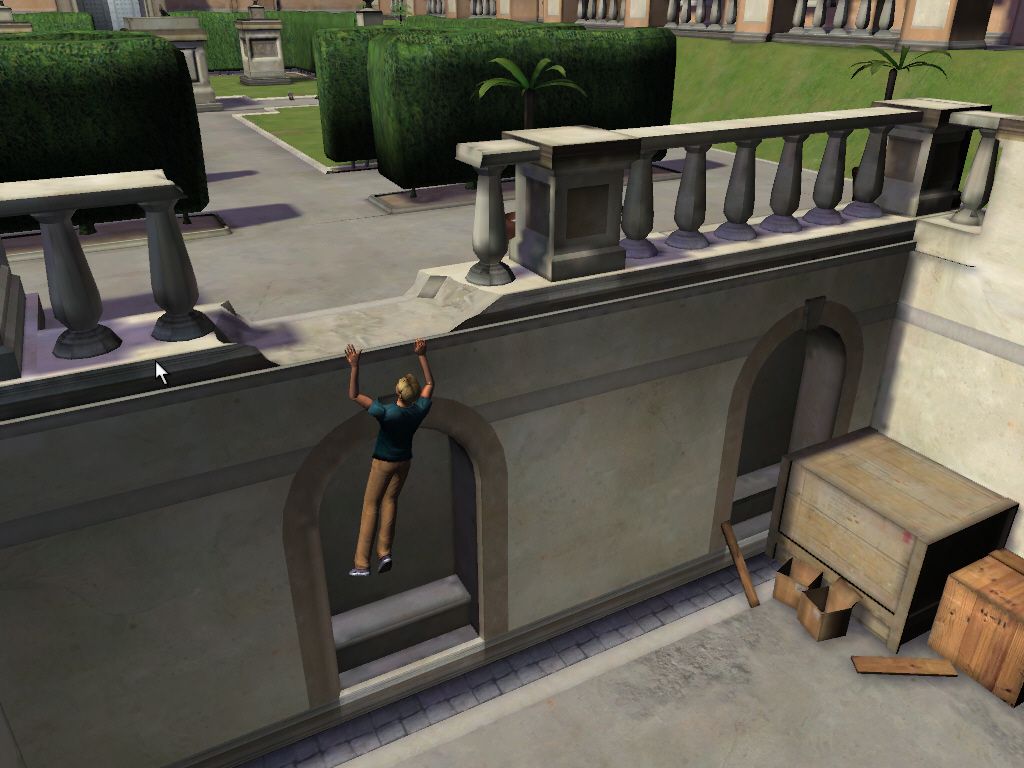 Secrets of the Ark: A Broken Sword Game (Windows) screenshot: Climbing again...