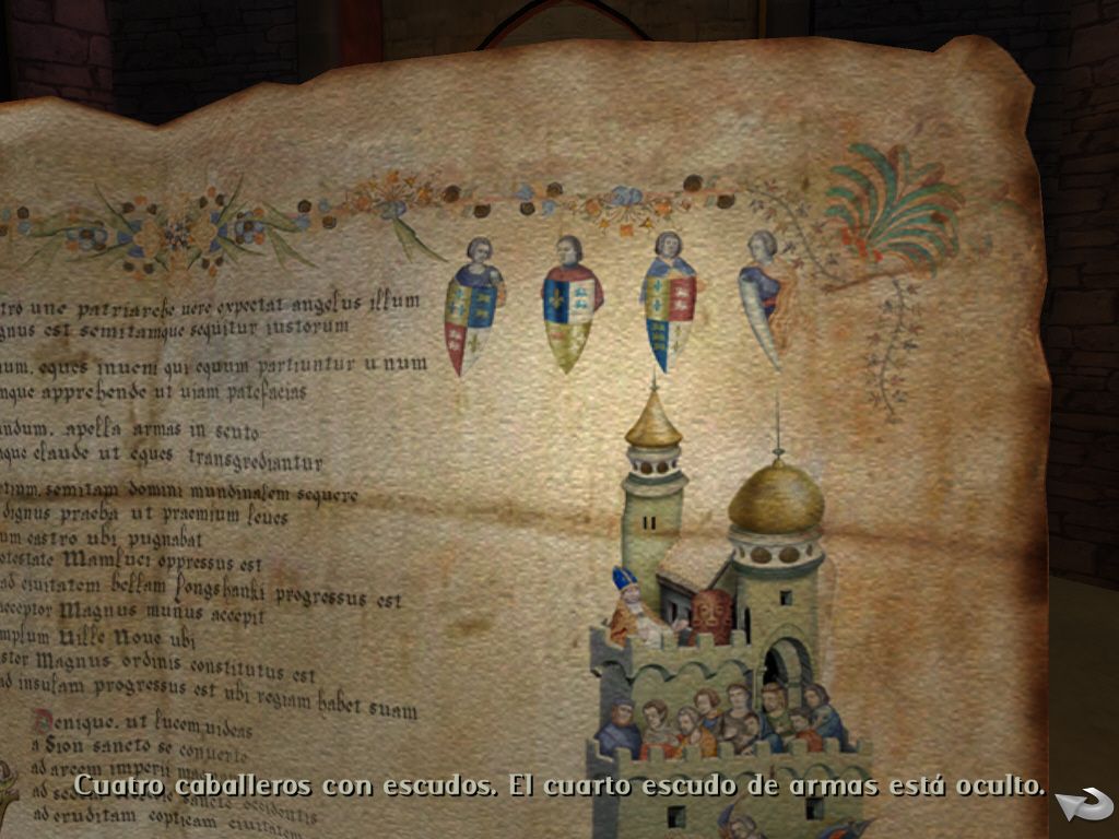 Secrets of the Ark: A Broken Sword Game (Windows) screenshot: This manuscript will cause us more than a headache...
