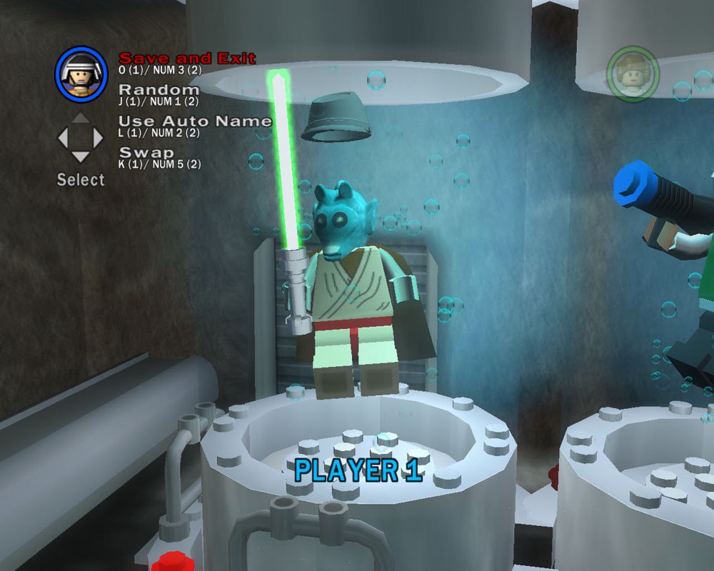 LEGO Star Wars II: The Original Trilogy (Windows) screenshot: The game allows you to build your own custom character.