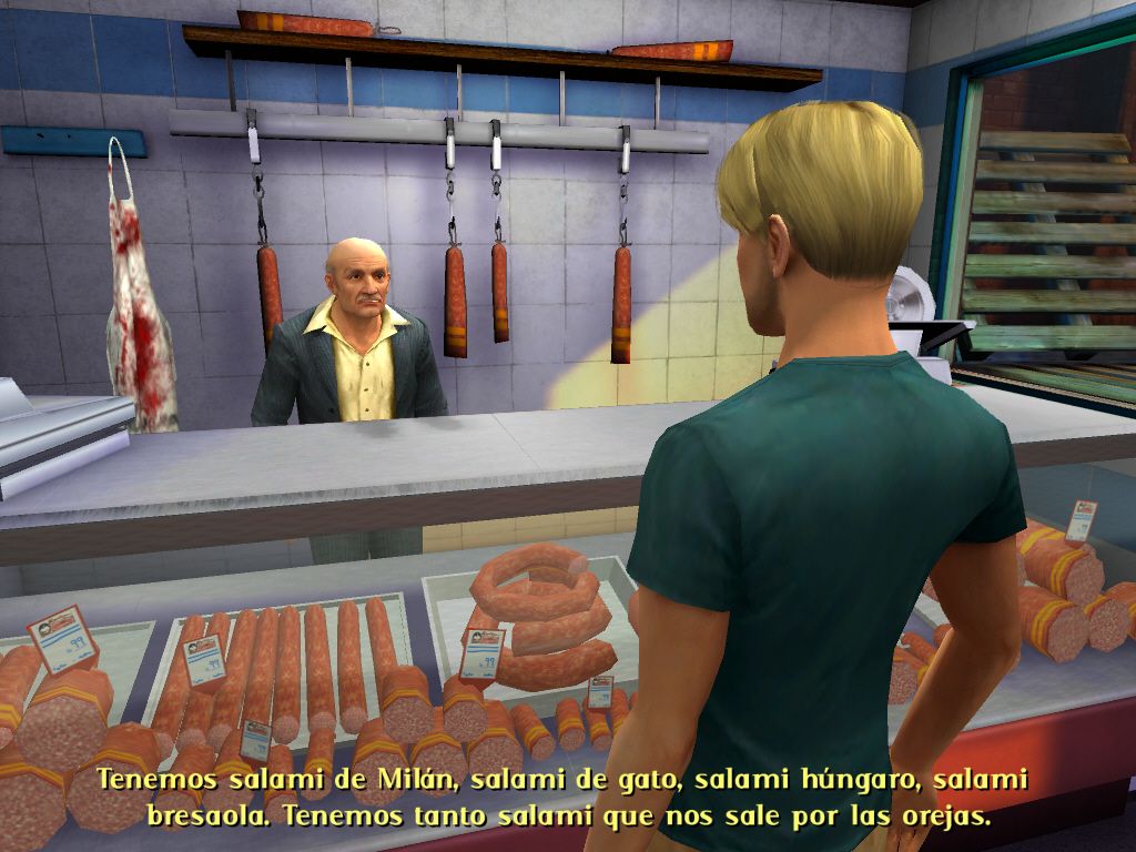 Secrets of the Ark: A Broken Sword Game (Windows) screenshot: What a nice selection of salamis