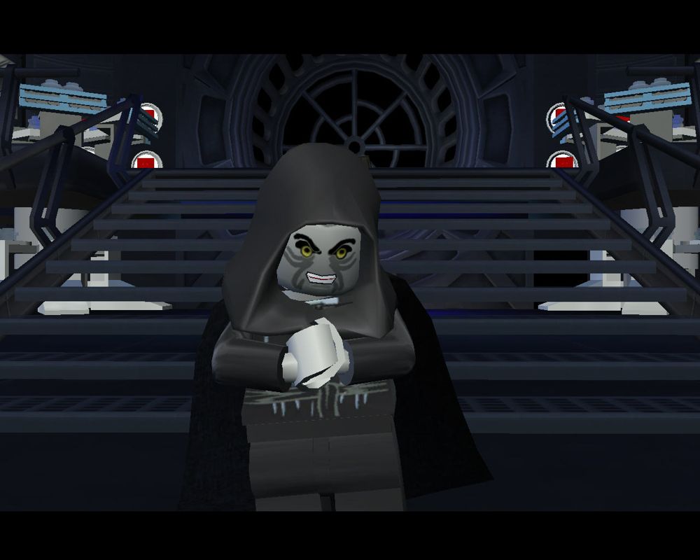 LEGO Star Wars II: The Original Trilogy (Windows) screenshot: Emperor Palpatine.