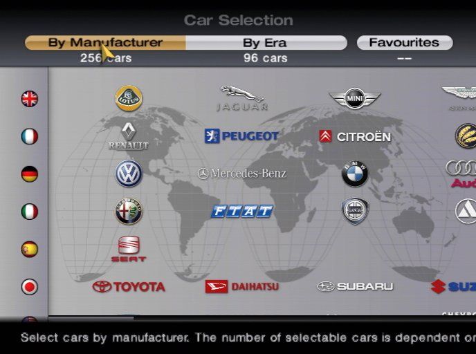 Gran Turismo 4 - Car List By Era PS2 Gameplay HD 