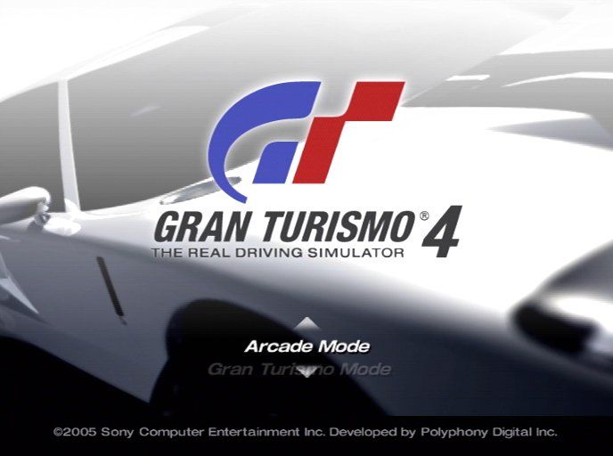 Gran Turismo 4 (PlayStation 2) screenshot: Main menu