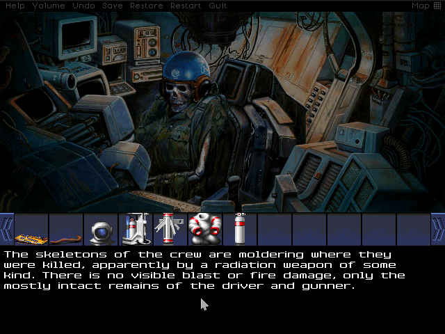 Mission Critical (DOS) screenshot: Been waiting a long time, haven't you?
