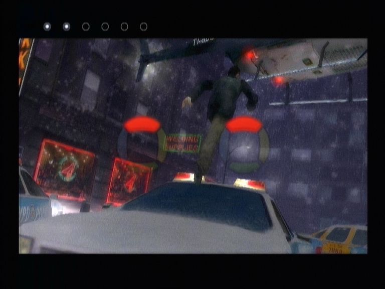 Indigo Prophecy (Xbox) screenshot: Some actions require you to move the thumb sticks in the right direction