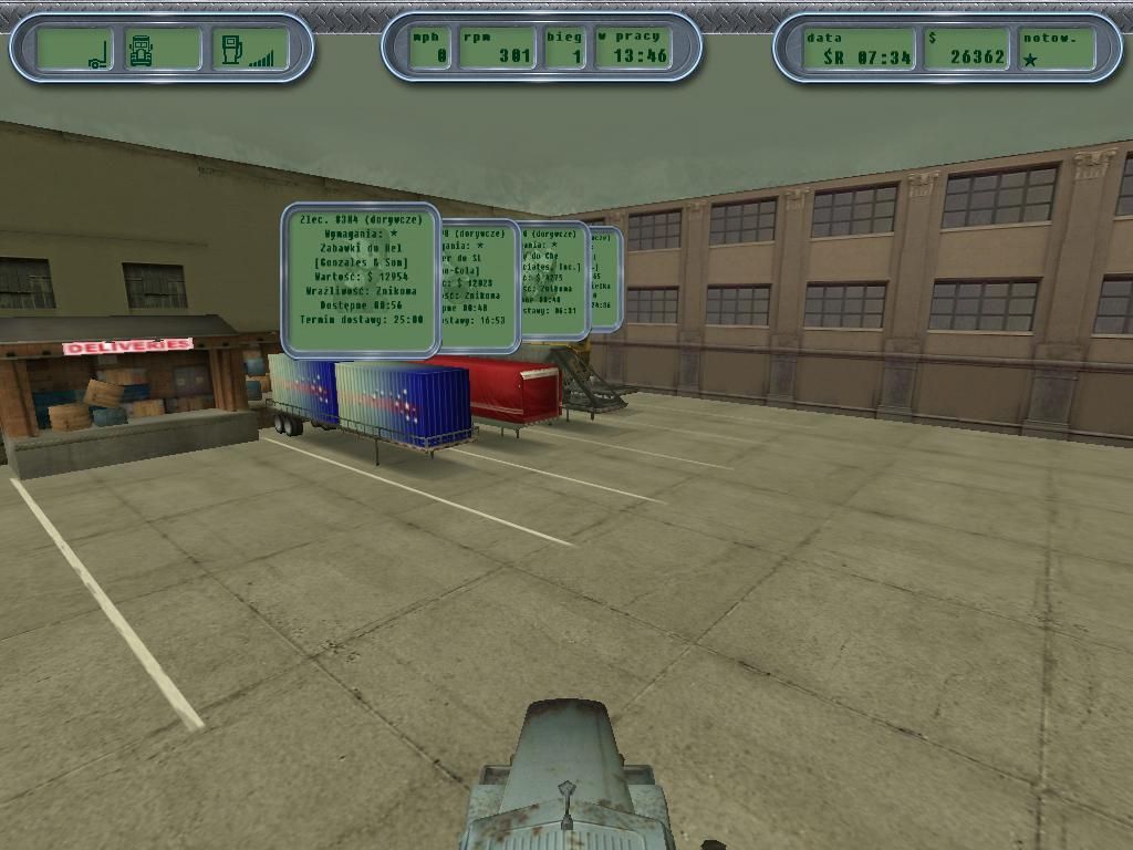 Screenshot of Hard Truck: 18 Wheels of Steel (Windows, 2002) - MobyGames