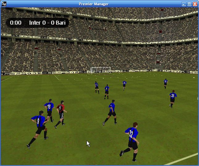 Premier Manager: 2002/2003 Season (Windows) screenshot: Players entering the field.