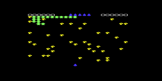 Centropods (VIC-20) screenshot: Starting the game