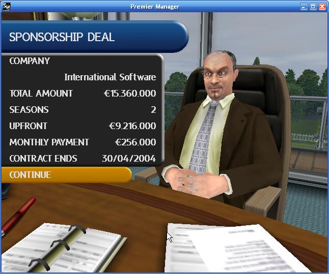 Premier Manager: 2002/2003 Season (Windows) screenshot: This means "more cash from transfers".