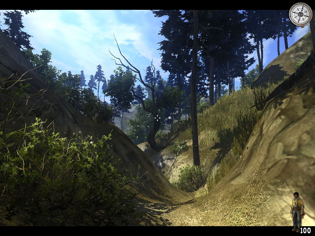 Call of Juarez (Windows) screenshot: You start the game in a small valley.