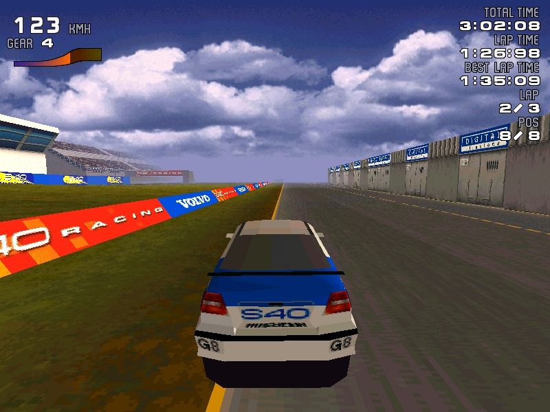 S40 Racing (Windows) screenshot: The garage.