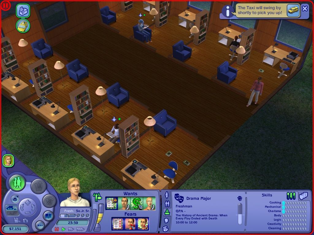 James' Sims 2 Thoughts: The Sims 2: University (2005)