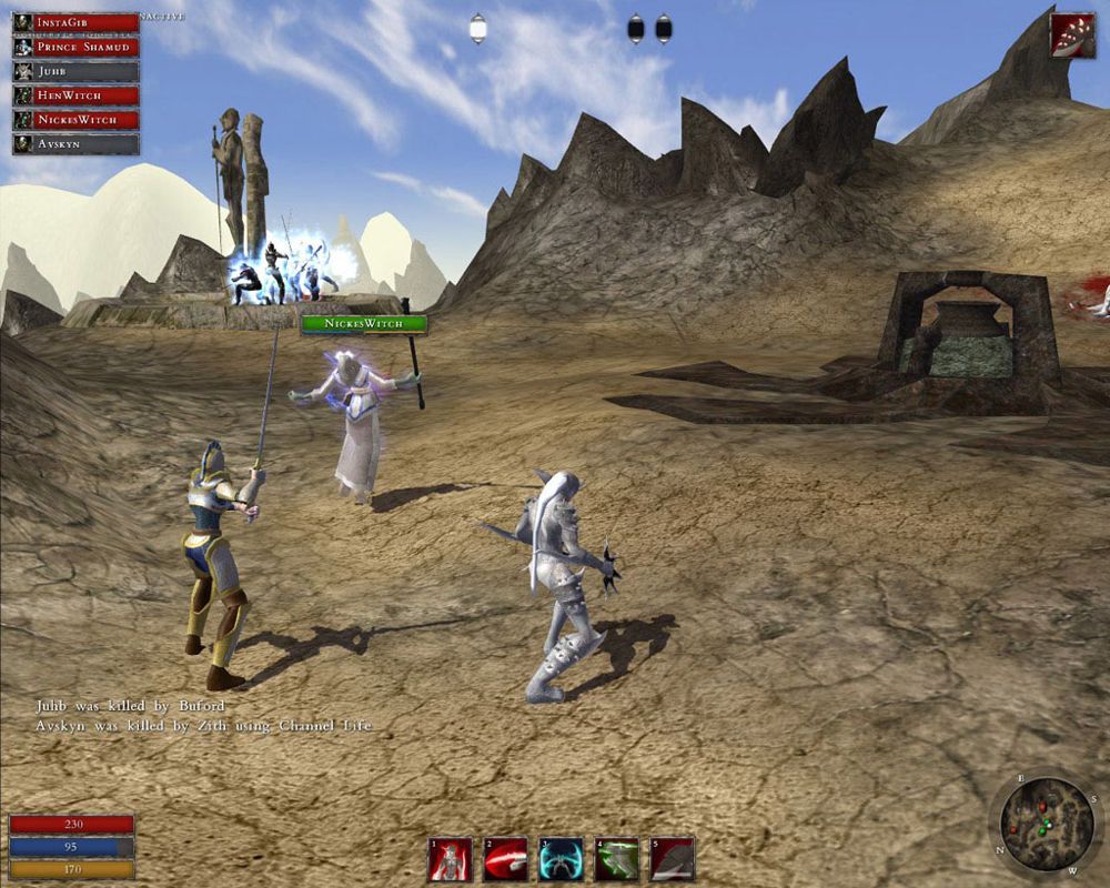 Dawnspire: Prelude (Windows) screenshot: A showdown at Ruins of Narkundin