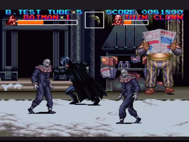 Screenshot of Batman Returns (SNES, 1993) - MobyGames