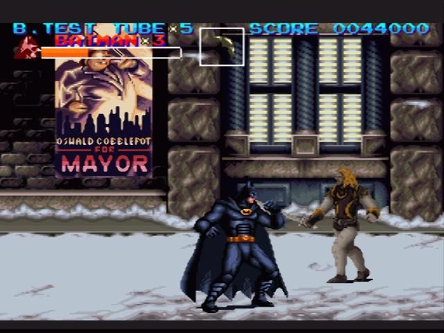 Screenshot of Batman Returns (SNES, 1993) - MobyGames