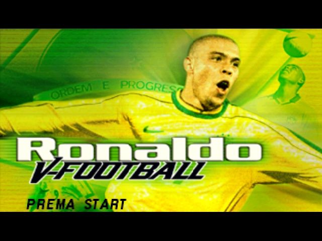 Ronaldo V-Football (PlayStation) screenshot: Title screen
