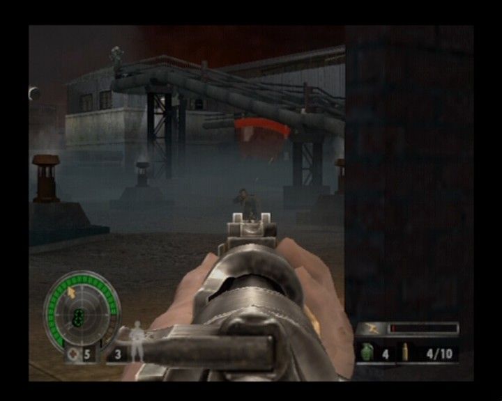 Medal of Honor: European Assault (PlayStation 2) screenshot: Right in the aim