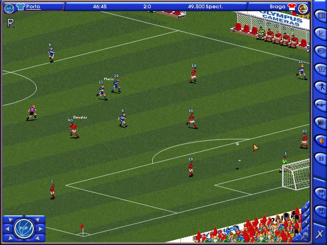 Director of Football (Windows) screenshot: You can watch replays to get a second glimpse at that scorcher that went right into the top of the net