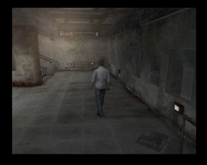 Silent Hill 4: The Room (PlayStation 2) screenshot: Exploring the subway