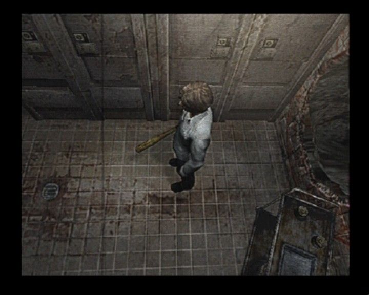 Silent Hill 4: The Room (PlayStation 2) screenshot: Henry's only connection to the outer world are strange holes that appeared in his apartment