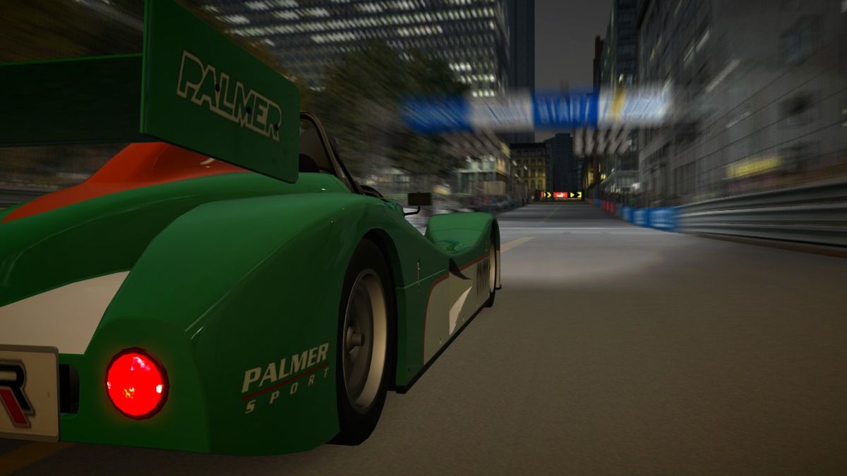 Project Gotham Racing 3 (Xbox 360) screenshot: Photo Mode: New York at night.