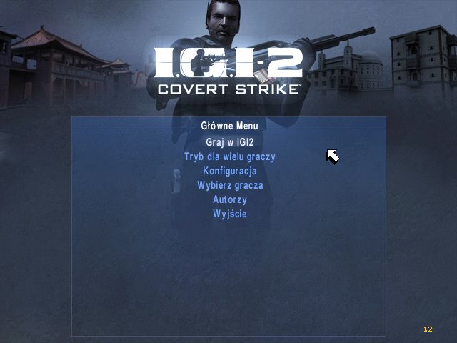 I.G.I-2: Covert Strike (Windows) screenshot: Main Menu (Polish Version)